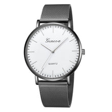 Load image into Gallery viewer, Modern Black Quartz Watch For Women Stainless Steel