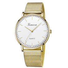 Load image into Gallery viewer, Modern Black Quartz Watch For Women Stainless Steel