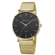 Load image into Gallery viewer, Modern Black Quartz Watch For Women Stainless Steel