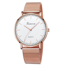 Load image into Gallery viewer, Modern Black Quartz Watch For Women Stainless Steel