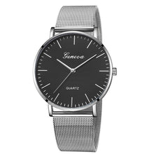 Load image into Gallery viewer, Modern Black Quartz Watch For Women Stainless Steel
