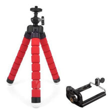 Load image into Gallery viewer, COOLJIER Flexible Sponge Octopus Mini Tripod With Bluetooth Remote Shutter
