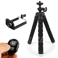 Load image into Gallery viewer, COOLJIER Flexible Sponge Octopus Mini Tripod With Bluetooth Remote Shutter