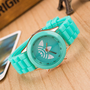 Silicone Casual White Watch For Women
