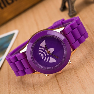 Silicone Casual White Watch For Women