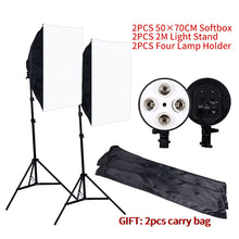 Load image into Gallery viewer, Photo Studio 8 LED 20W Softbox Kit