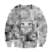 Load image into Gallery viewer, White Anime Camo Hoodie