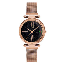 Load image into Gallery viewer, Magnet Starry Luxury Rose Gold Women Watch