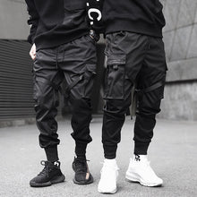 Load image into Gallery viewer, Black Cargo Pants For Mens