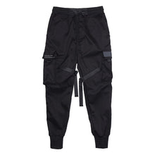 Load image into Gallery viewer, Black Cargo Pants For Mens