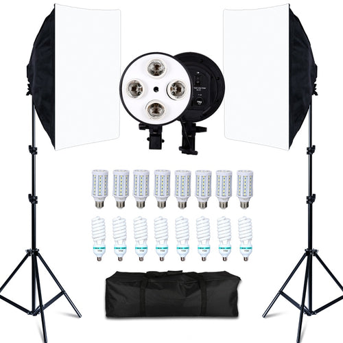 Photo Studio 8 LED 20W Softbox Kit