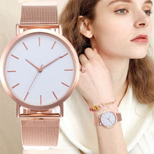 Load image into Gallery viewer, Stainless Steel Quartz Wrist Watch For Women