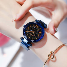 Load image into Gallery viewer, Magnetic Starry Quartz Wrist Watch For Ladies