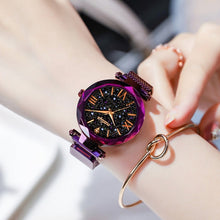 Load image into Gallery viewer, Magnetic Starry Quartz Wrist Watch For Ladies