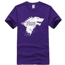 Load image into Gallery viewer, House Stark Winter İs Coming T-Shirt