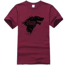 Load image into Gallery viewer, House Stark Winter İs Coming T-Shirt