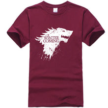 Load image into Gallery viewer, House Stark Winter İs Coming T-Shirt