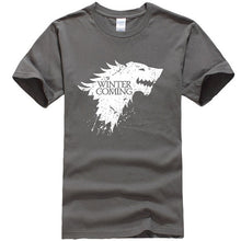 Load image into Gallery viewer, House Stark Winter İs Coming T-Shirt