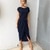 Load image into Gallery viewer, Women's Bohemian Beach Dresses Personality Slim Tunic Long Casual Short-Sleeved