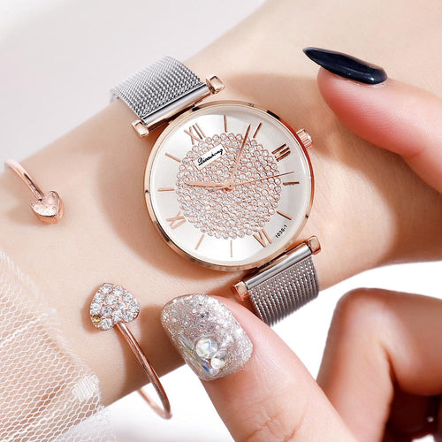 Stainless Steel Casual Watch For Women